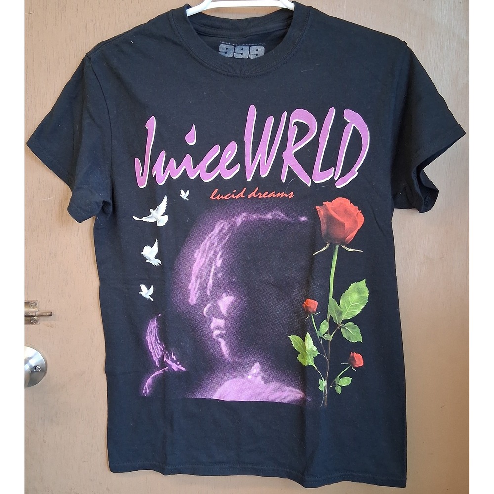 Juice World 'Lucid Dreams' T Shirt Rap Tee Size Small EUC